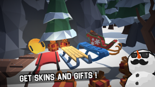 İndir Sledge - snow mountain slide Arcade Android için Ekran görüntüsü 2