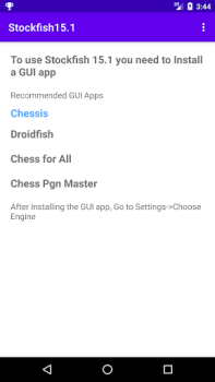 İndir Stockfish 15.1 Chess Engine Masa oyunları Android için Ekran görüntüsü 3