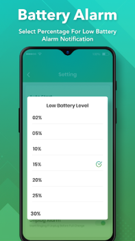 İndir Battery Alarm Araçlar Android için Ekran görüntüsü 4