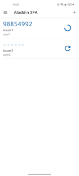 İndir Aladdin 2FA Araçlar Android için Ekran görüntüsü 2