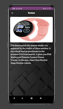 İndir D18 Smart Watch guide Araçlar Android için Ekran görüntüsü 4