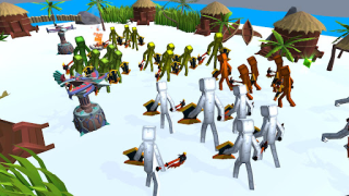 İndir Melon vs People Playground 3D Eylem Android için Ekran görüntüsü 5