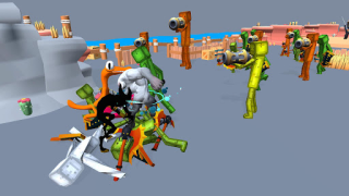 İndir Melon vs People Playground 3D Eylem Android için Ekran görüntüsü 6
