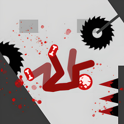 Logo Fall Stickman | Destruction