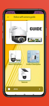 İndir Dekco wifi camera guide Araçlar Android için Ekran görüntüsü 5