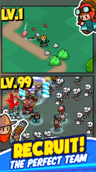 İndir Rumble Heroes - Adventure RPG Maceralar Android için Ekran görüntüsü 4