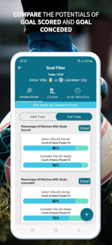 İndir Goal Filter - Futbol Verileri Spor Android için Ekran görüntüsü 2
