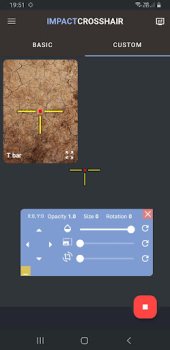 İndir Custom Crosshair İş Android için Ekran görüntüsü 5