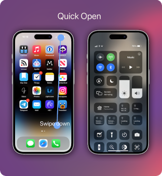 İndir Control Center iOS 16 Araçlar Android için Ekran görüntüsü 2