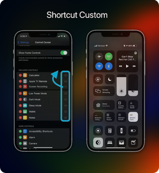 İndir Control Center iOS 16 Araçlar Android için Ekran görüntüsü 4