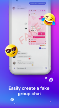 İndir Fake Chat Messenger Araçlar Android için Ekran görüntüsü 4