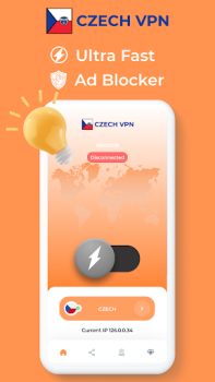 İndir Czech Republic VPN Fast Proxy Araçlar Android için Ekran görüntüsü 2