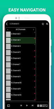 İndir 3In1 IPTV - M3U Play Test Edit Video oynatıcılar ve düzenleyiciler Android için Ekran görüntüsü 3