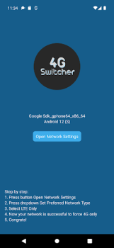 İndir 4G/5G Switcher - Force Araçlar Android için Ekran görüntüsü 2