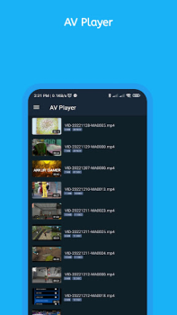 İndir AV Player Video oynatıcılar ve düzenleyiciler Android için Ekran görüntüsü 3