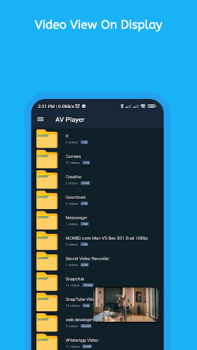İndir AV Player Video oynatıcılar ve düzenleyiciler Android için Ekran görüntüsü 4