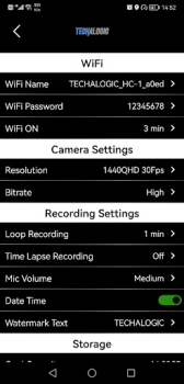 İndir HC-1 Helmet Cam Araçlar Android için Ekran görüntüsü 3