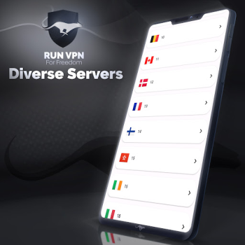 İndir Run VPN - unlimited & Safe VPN Araçlar Android için Ekran görüntüsü 5