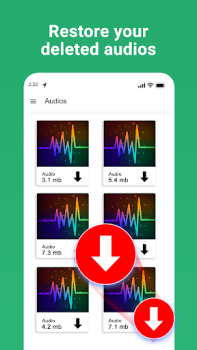 İndir silinen ses kurtarma Araçlar Android için Ekran görüntüsü 3