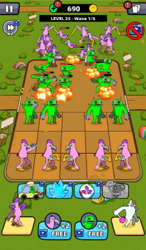 İndir Merge Defense: Banban Fusion Arcade Android için Ekran görüntüsü 2
