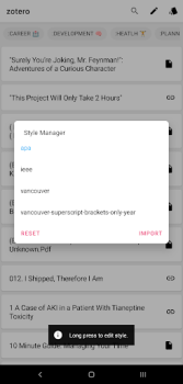 İndir BibTex Manager İş Android için Ekran görüntüsü 3