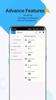 İndir Computer win 11 launcher pro Araçlar Android için Ekran görüntüsü 5
