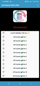 İndir DATANUR PRO VPN Araçlar Android için Ekran görüntüsü 4