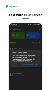 İndir HopWeb: Edit & Run PHP/HTML Araçlar Android için Ekran görüntüsü 6