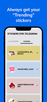 İndir Stickers For Telegram Araçlar Android için Ekran görüntüsü 2
