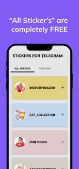 İndir Stickers For Telegram Araçlar Android için Ekran görüntüsü 3