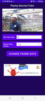 İndir Video Frame Rate Changer (FPS) Video oynatıcılar ve düzenleyiciler Android için Ekran görüntüsü 4