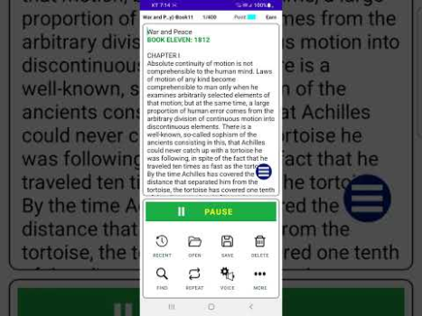 İndir TTS Reader - Text to Speech İş Android için Ekran görüntüsü 8