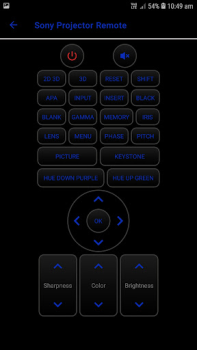 İndir Universal Projector Remote Con Araçlar Android için Ekran görüntüsü 2