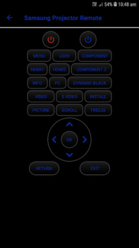 İndir Universal Projector Remote Con Araçlar Android için Ekran görüntüsü 3