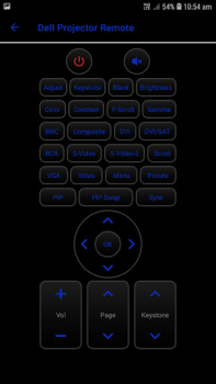 İndir Universal Projector Remote Con Araçlar Android için Ekran görüntüsü 4