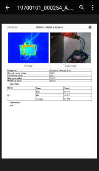İndir Voltcraft Thermal Imaging Araçlar Android için Ekran görüntüsü 4