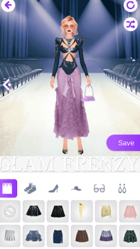 İndir Glam Frenzy:eğlenceli oyunları Gündelik Android için Ekran görüntüsü 5