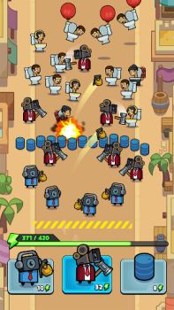 İndir Alien Fight: Police vs Zombie Gündelik Android için Ekran görüntüsü 5