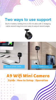 İndir A9 Wifi Mini Camera App Guide Araçlar Android için Ekran görüntüsü 3