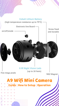 İndir A9 Wifi Mini Camera App Guide Araçlar Android için Ekran görüntüsü 4