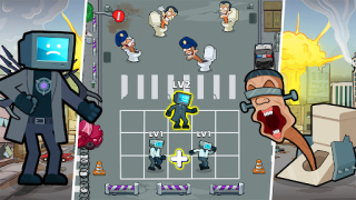 İndir Merge War: Monster vs Cyberman Arcade Android için Ekran görüntüsü 2