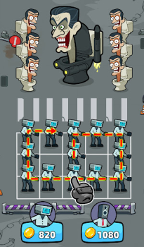 İndir Merge War: Monster vs Cyberman Arcade Android için Ekran görüntüsü 4