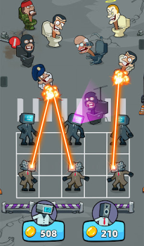 İndir Merge War: Monster vs Cyberman Arcade Android için Ekran görüntüsü 5