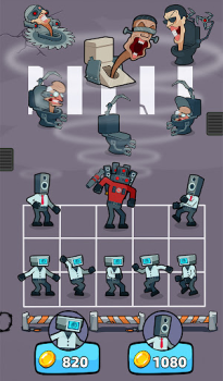 İndir Merge War: Monster vs Cyberman Arcade Android için Ekran görüntüsü 6