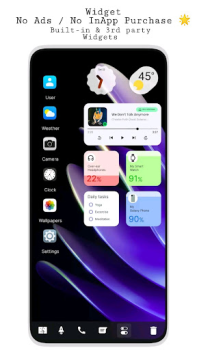 İndir Mac OS Launcher Plus Özelleştirme Android için Ekran görüntüsü 2