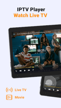 İndir IPTV Player: Canlı TV İzle Video oynatıcılar ve düzenleyiciler Android için Ekran görüntüsü 6