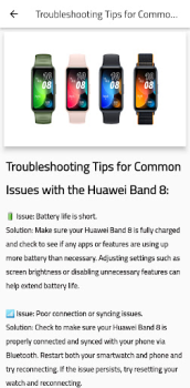İndir Huawei Band 8 Instructions Araçlar Android için Ekran görüntüsü 6
