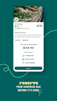 İndir Too Good To Go: End Food Waste Yiyecek & İçecek Android için Ekran görüntüsü 3