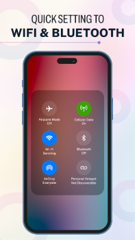 İndir iOS 17 - Control Center App Özelleştirme Android için Ekran görüntüsü 3
