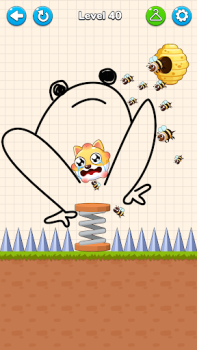İndir Draw to Save - Save the Dog Gündelik Android için Ekran görüntüsü 3